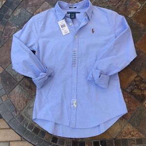 Women’s Ralph Lauren Size  8 slim fit button up